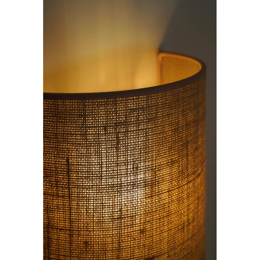 Duolla - Zidna svetiljka YUTE 1xE27/15W/230V, prečnika 20 cm, braon