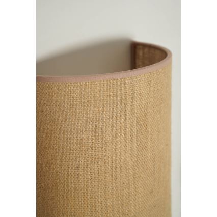 Duolla - Zidna svetiljka YUTE 1xE27/15W/230V, prečnika 20 cm, braon