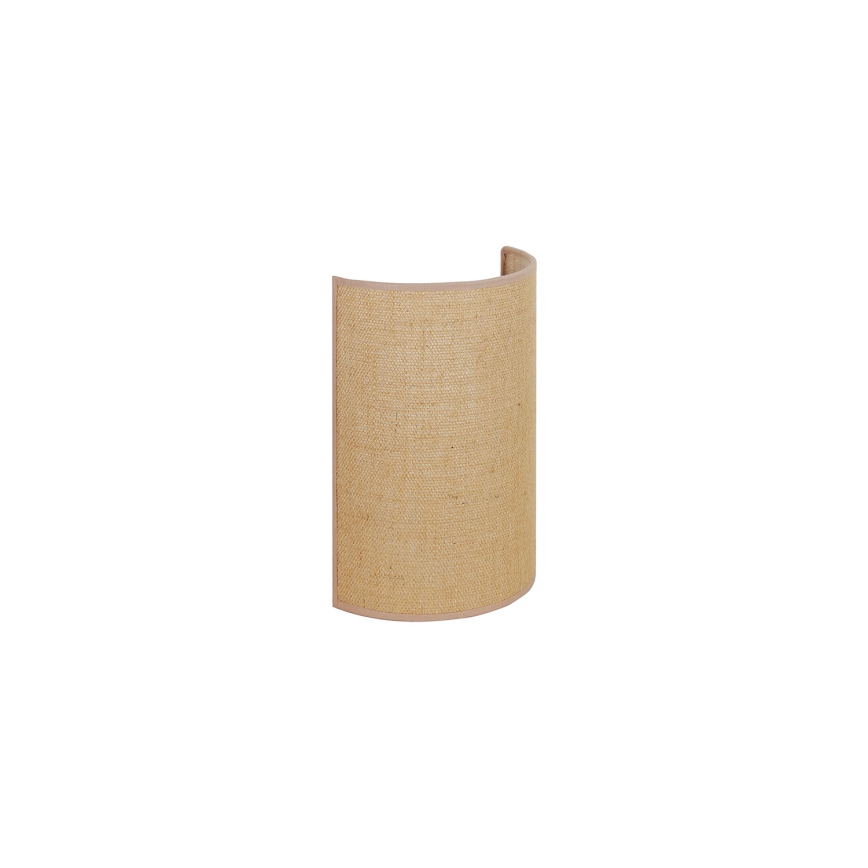 Duolla - Zidna svetiljka YUTE 1xE27/15W/230V, prečnika 20 cm, braon