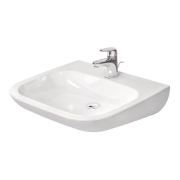 Duravit 23136000002 - Viseći umivaonik D-CODE 60x55 cm keramika/visokosjajna bela