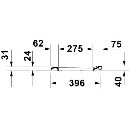 Duravit 28310000 - Daska za WC D-CODE 37,4x42 cm bela