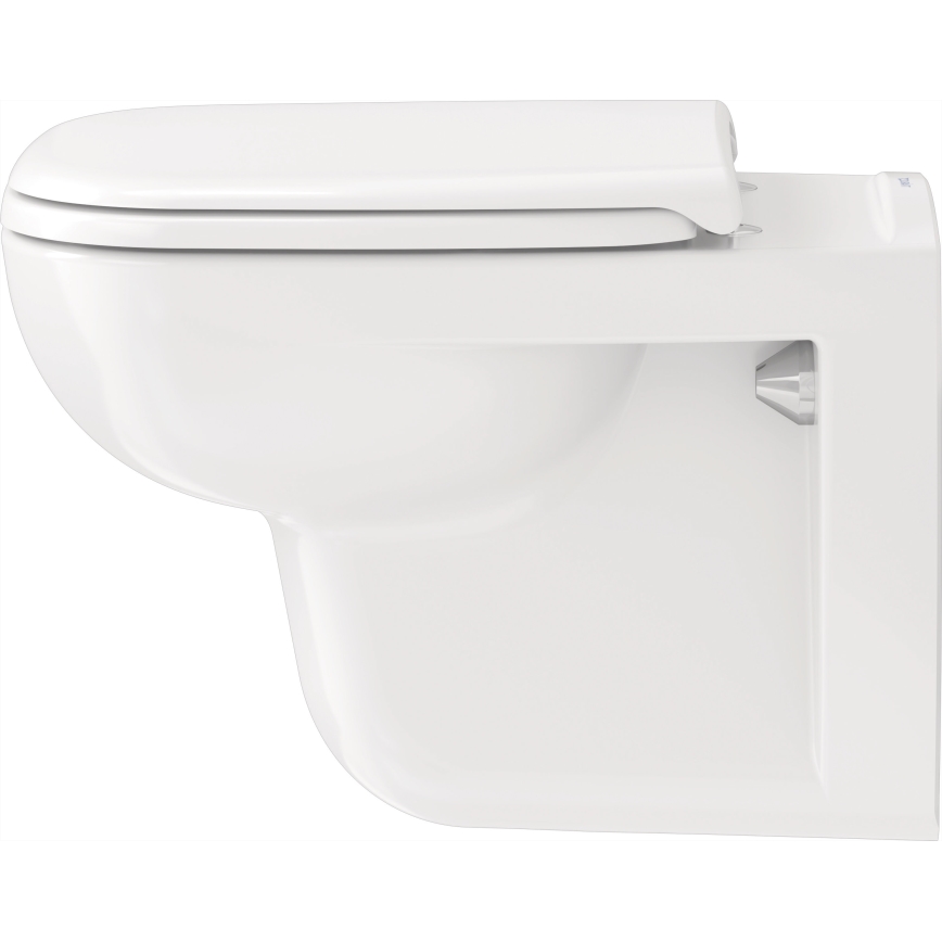 Duravit 45350900A1 - Zidna WC šolja sa prigušivim daskom D-CODE keramika/sjajna bela