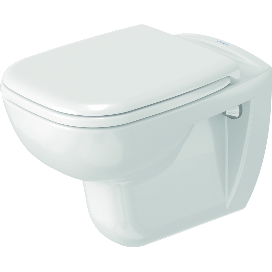 Duravit 45351900A1 - Viseća WC šolja sa daskom D-CODE keramika/sjajna bela