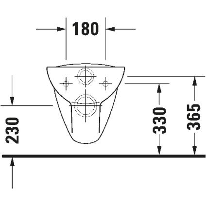 Duravit 45351900A1 - Viseća WC šolja sa daskom D-CODE keramika/sjajna bela