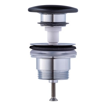 Duravit 50791300 - Slivnik za umivaonik PUSH-OPEN, prečnik 6,5 cm, mat antracit