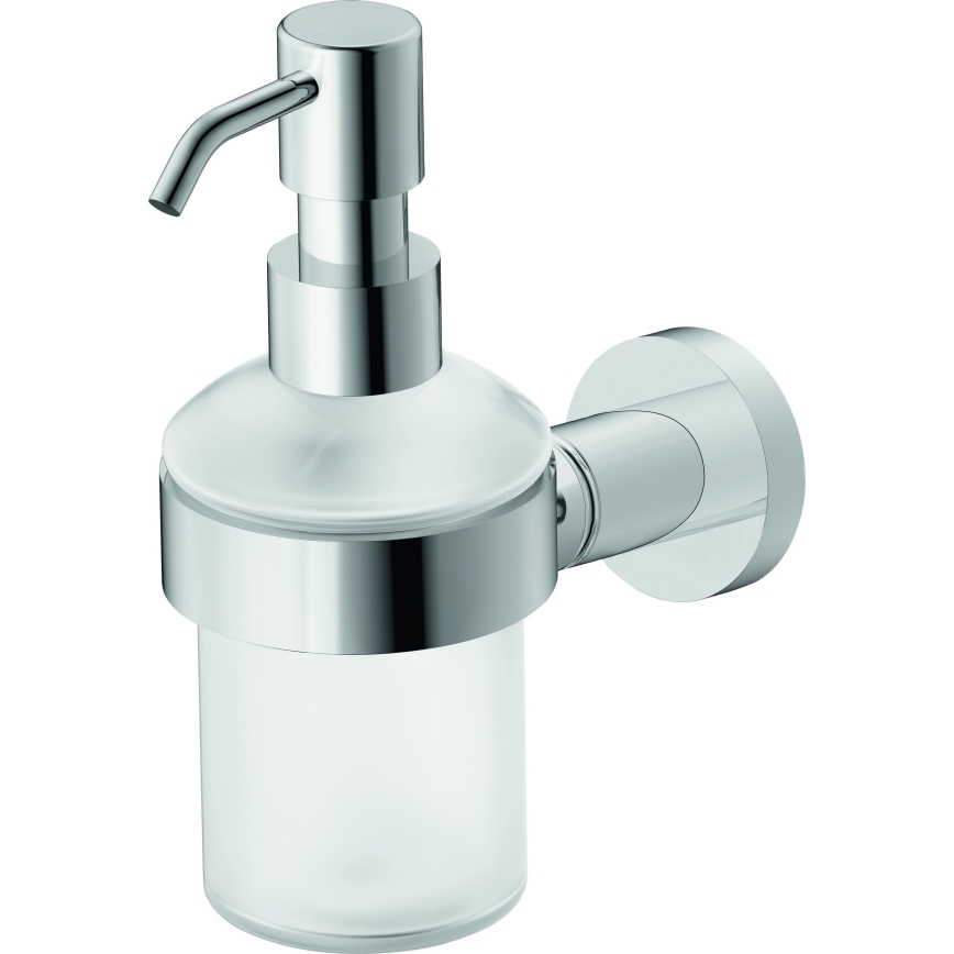 Duravit 99161000 -Zidni dozator za sapun D-CODE 390 ml mlečno staklo/sjajni hrom
