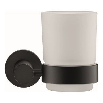 Duravit 99204600 - Zidni držač za četkice za zube D-CODE desna prigušiva crna