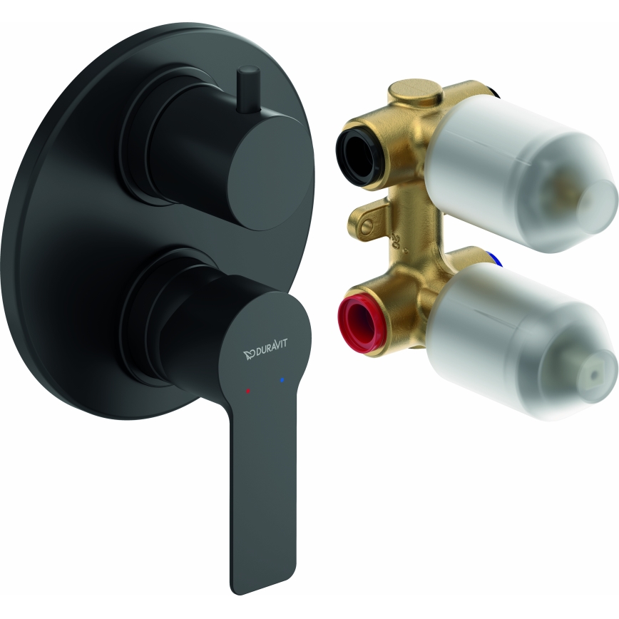 Duravit DC5210008046 - Tuš baterija za ugradnu montažu D-CODE mat crna