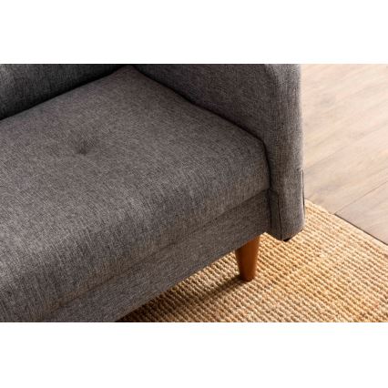 Dvosed NARA svetlo sive boje