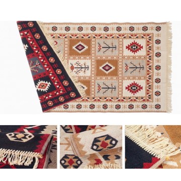 Dvostrani orijentalni tepih KILIM GOLD 60x120 cm, višebojan