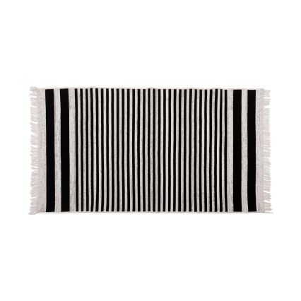 Dvostrani tepih KILIM GOLD 80x150 cm crna/bela
