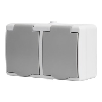 Dvostruka utičnica za vlažna okruženja IP54