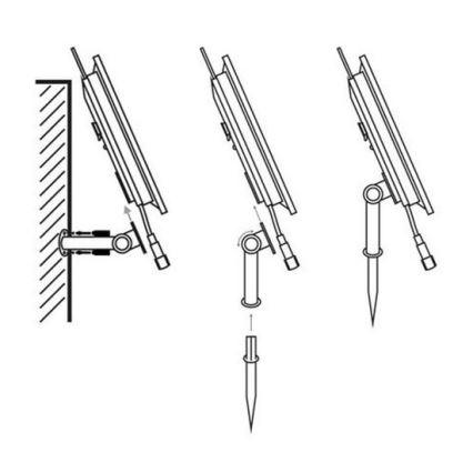 LED solarna traka 3,7V 2400 mAh 5 m IP65