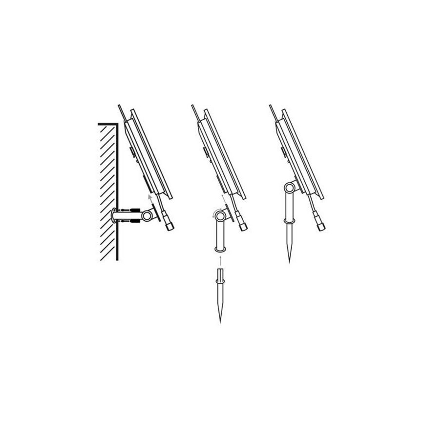 LED solarna traka 3,7V 2400 mAh 5 m IP65