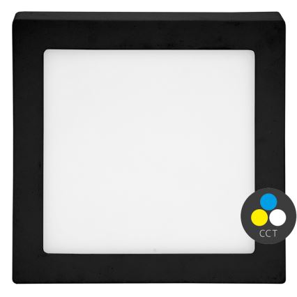 LED plafonsko svetlo RAFA LED/25W/230V 3000/4000/6000K 30x30 cm crna