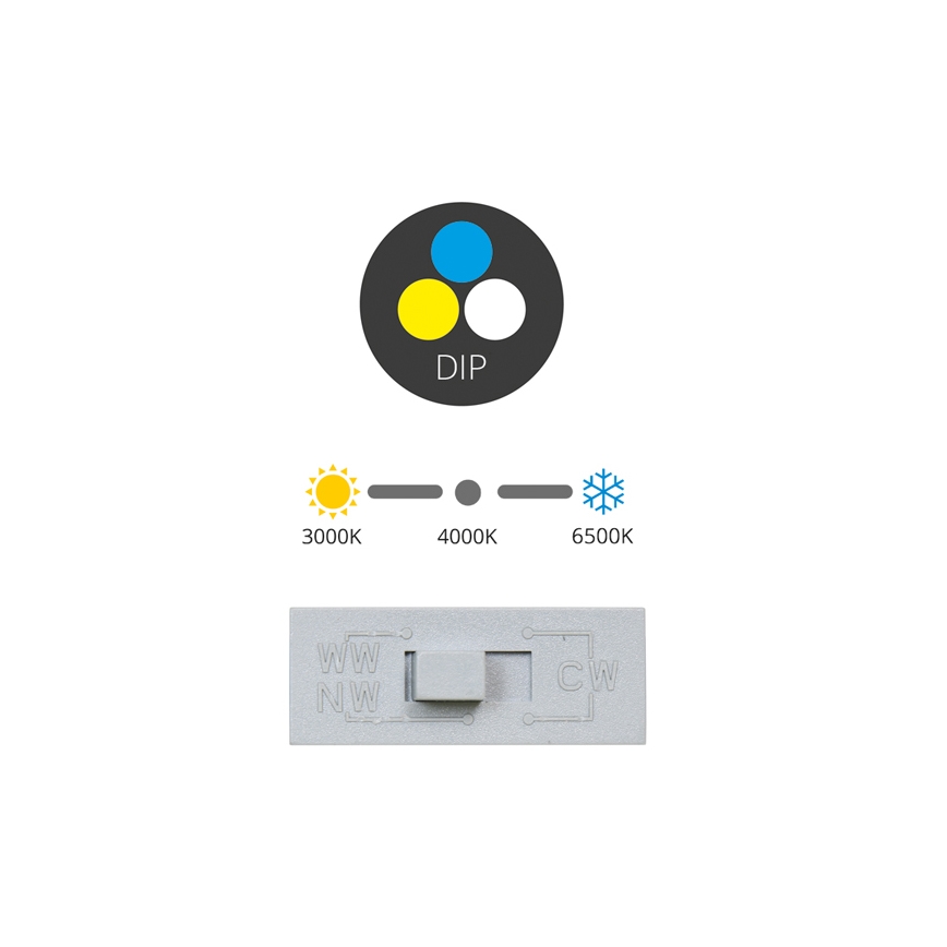 LED ugradno plafonsko svetlo TINA LED/36W/230V 3000/4000/6500K prečnik 22 cm belo