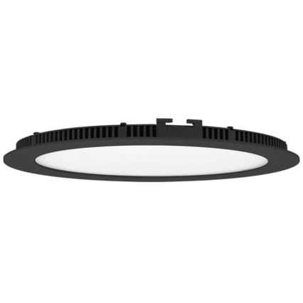 LED kupatilska ugradna svetiljka LADA LED/12W/230V 3000/4000/6000K pr. 17 cm IP44 crna
