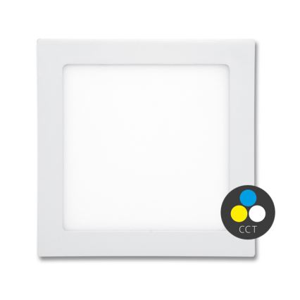 LED kupatilsko ugradno svetlo RAFA LED/12W/230V 3000/4000/6000K 17x17 cm IP44 belo