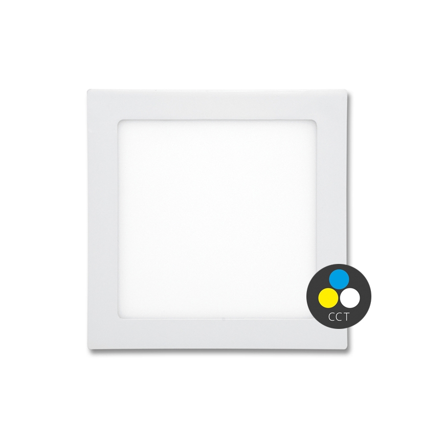 LED kupatilsko ugradno svetlo RAFA LED/12W/230V 3000/4000/6000K 17x17 cm IP44 belo