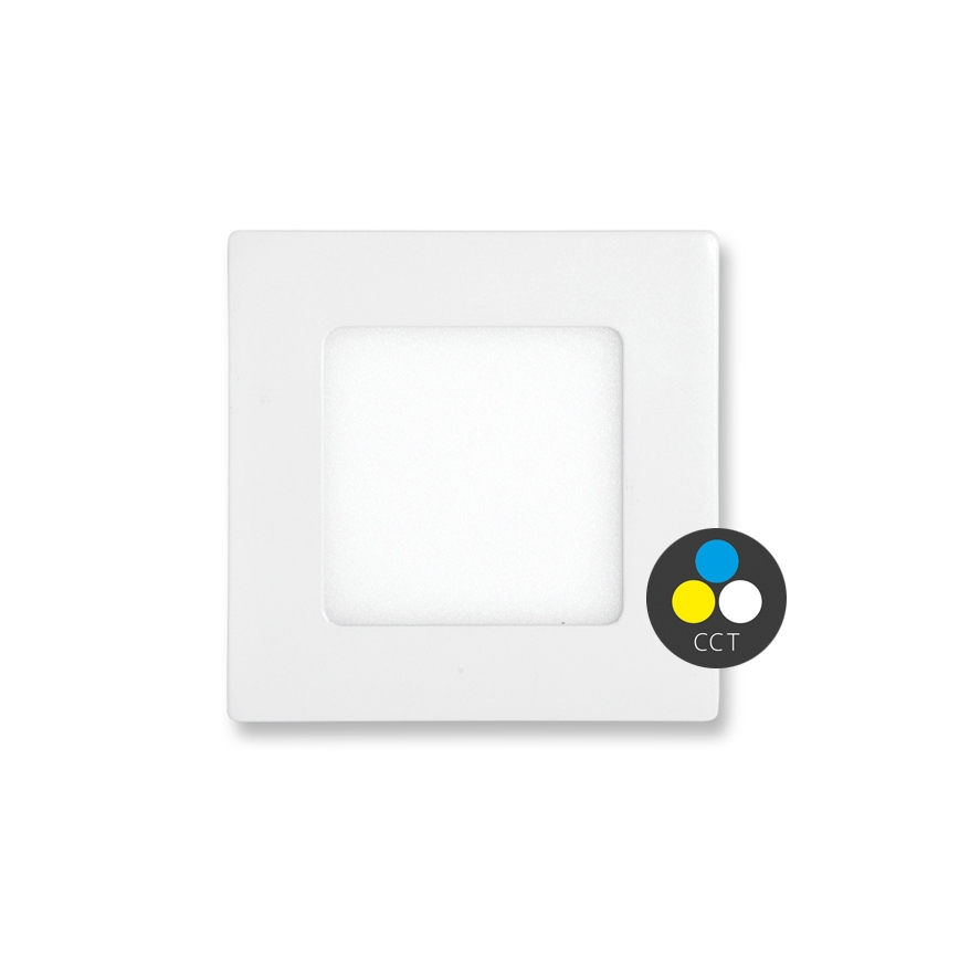 LED ugradno kupatilsko svetlo RAFA LED/6W/230V 3000/4000/6000K 12x12 cm IP44 belo