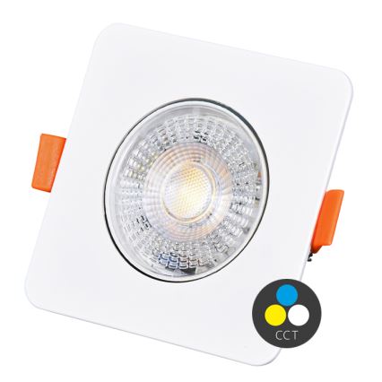 LED prigušiva ugradna svetiljka KENT LED/3/5/7W/230V 3000/4000/6000K 9x9 cm bela
