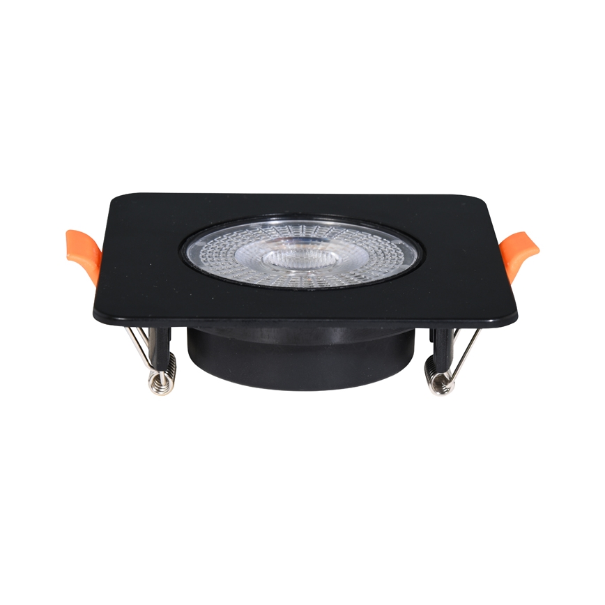 LED prigušiva ugradno svetlo KENT LED/3/5/7W/230V3000/4000/6000K 9x9 cm crna