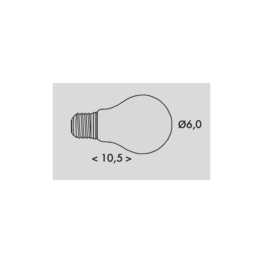 LED sijalica Retro A60 E27/5W/230V 3000K 1055lm