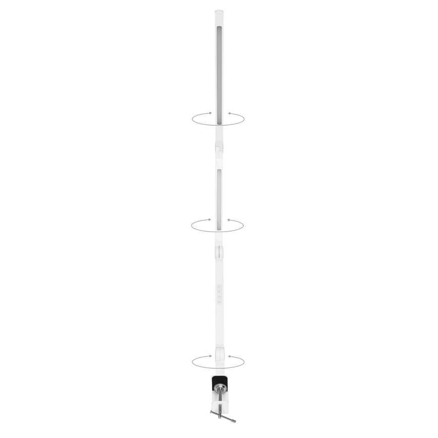 LED prigušiva stona lampa SPACE LED/8W + LED/11W/230V 3000-6000K bela