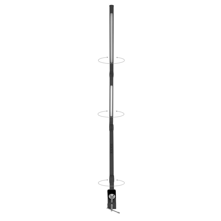 LED prigušiva stona lampa SPACE LED/8W + LED/11W/230V 3000-6000K crna
