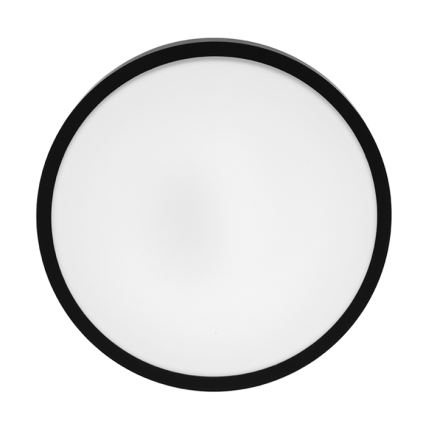 LED kupatilsko plafonsko svetlo LIRA LED/12W/230V 4000K prečnika 25 cm IP44 crno