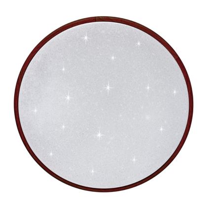 LED prigušiva plafonsko svetlo LENA LED/60W/230V 3000-6500K hrast + daljinski upravljač