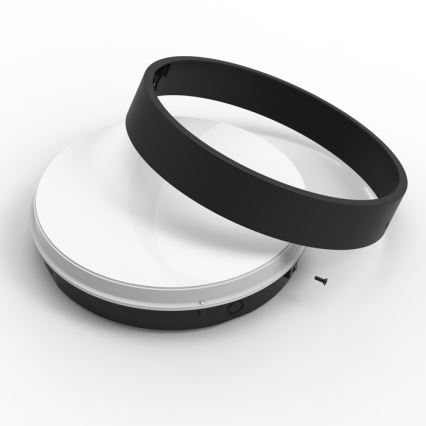 LED spoljašnje plafonsko svetlo MARTIN LED/15W/230V 3000/4000K prečnik 30 cm IP65 crna