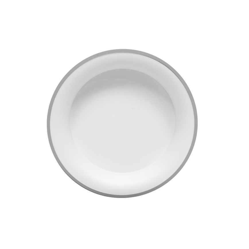 LED prigušiva stropna svetiljka NEST LED/40W/230V 3000-6500K siva + daljinski upravljač