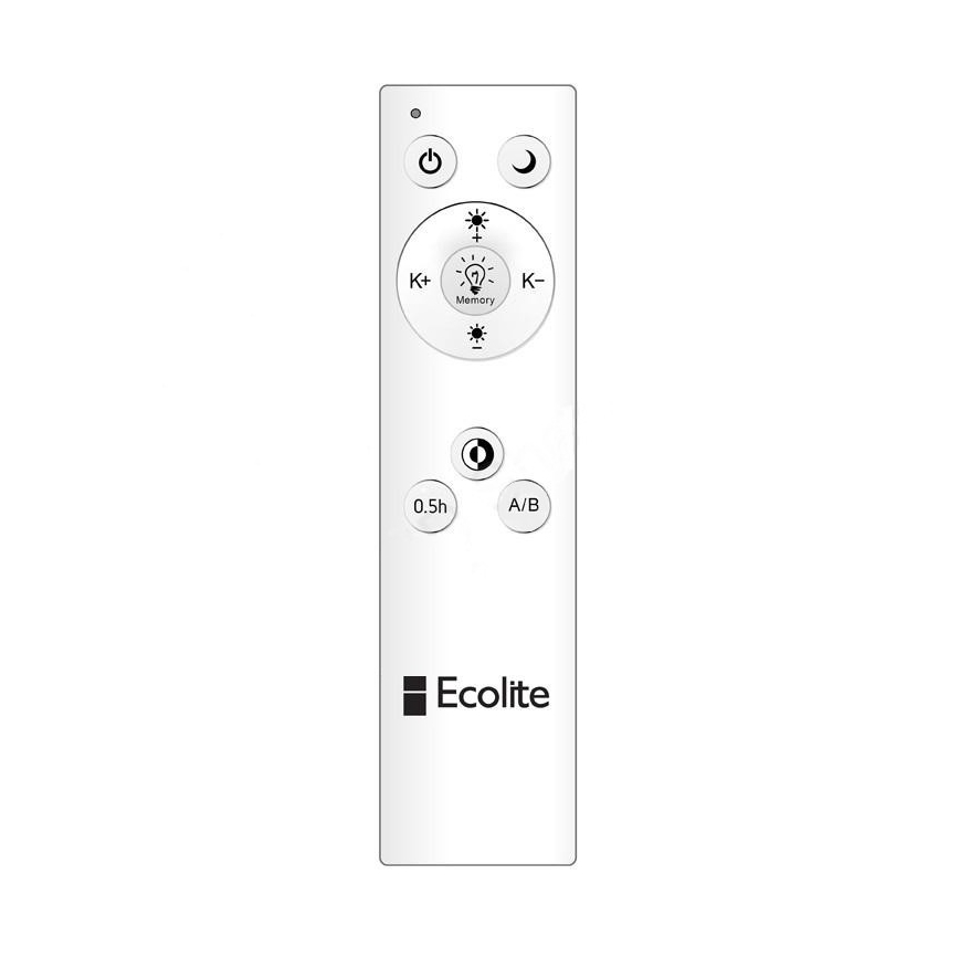 LED prigušiva luster na sajli NEST LED/40W/230V 3000-6500K beo + daljinski upravljač