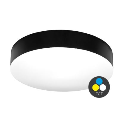 LED plafonsko svetlo za kupatilo MAKARON LED/36W/230V 3000/4000/6000K fi 40 cm IP44 crno