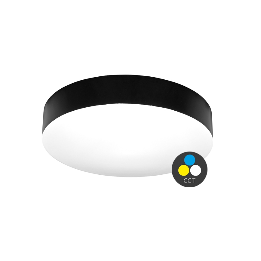 LED plafonsko svetlo za kupatilo MAKARON LED/36W/230V 3000/4000/6000K fi 40 cm IP44 crno