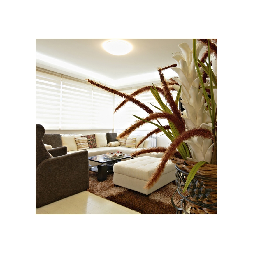 LED prigušiva stropna svetiljka DIAMANT LED/25W/230V + daljinski upravljač