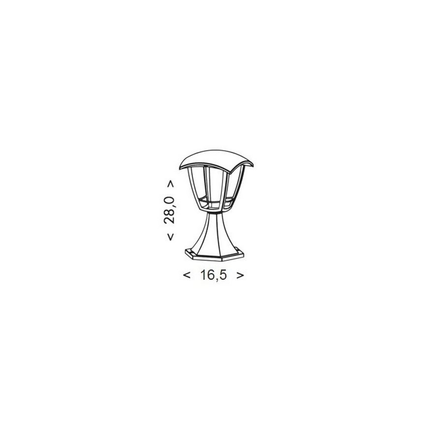 LED spoljašnja lampa VERONA LED/8W/230V IP44