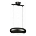 Eglo 18912 - Luster na lanku CARSICO 1xE27/60W/230V crni hrom