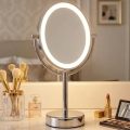 Eglo 201598 - Kozmetičko ogledalo sa LED osvetljenjem LED/4W/4xAA IP65 sjajni hrom