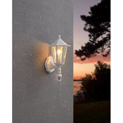 EGLO - Spoljna lampa sa senzorom 1xE27/60W/230V