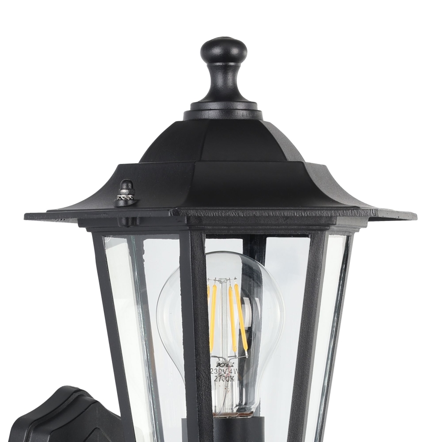 EGLO - Spoljašnje zidno svetlo sa senzorom 1xE27/60W crno