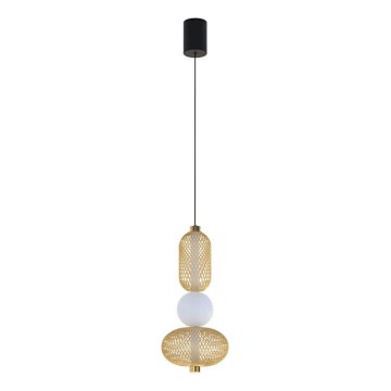 Eglo 300477 - LED prigušiva luster na sajli CEGLIE LED/12W/230V 2200-6500K zlatna + daljinski upravljač