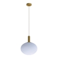 Eglo 300499 - Luster na sajli ERCALTO 1xE27/25W/230V zlatna