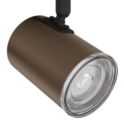 Eglo - Kupatilsko spot svetlo 3xGU10/5W/230V, prečnik 25 cm, IP44, crno/smeđe