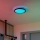 Eglo 300684 - LED RGBW prigušiva stropna svetiljka MALERAMARA-Z LED/14W/230V 2700-6500K prečnik 35,7 cm crna/zlatna + daljinski upravljač