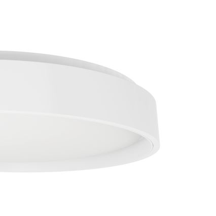 Eglo 300686 - LED RGBW prigušiva stropna svetiljka MASSIGNANO-Z LED/18,5W/230V 2700-6500K pr. 40 cm bela + daljinski upravljač