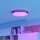 Eglo 300687 - LED RGBW prigušiva plafonska lampa MONTEGRANARO-Z LED/18,5W/230V 2700-6500K prečnik 39,4 cm crna + daljinski upravljač