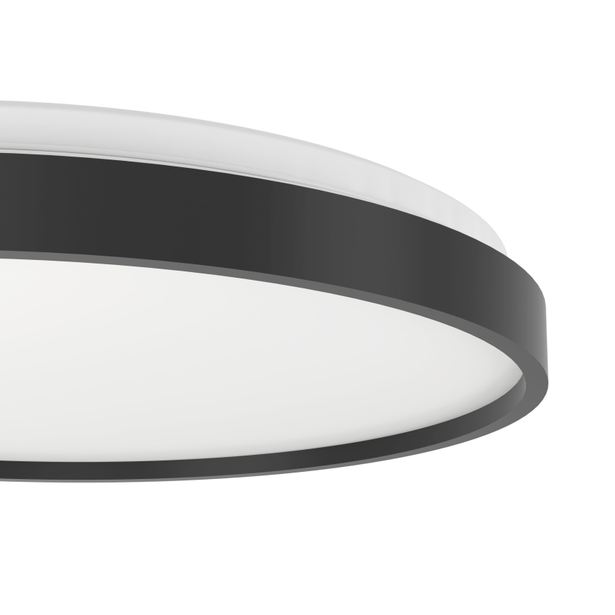 Eglo 300692- LED RGBW prigušiva stropno svetlo MOZONCILLO-Z LED/28,3W/230V 2700-6500K prečnika 48,4 cm crno + daljinski upravljač
