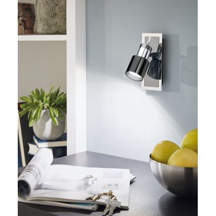 Eglo - LED spot svetiljka 1xGU10/5W/230V crna
